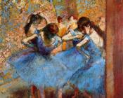 Edgar Degas : Dancers in Blue